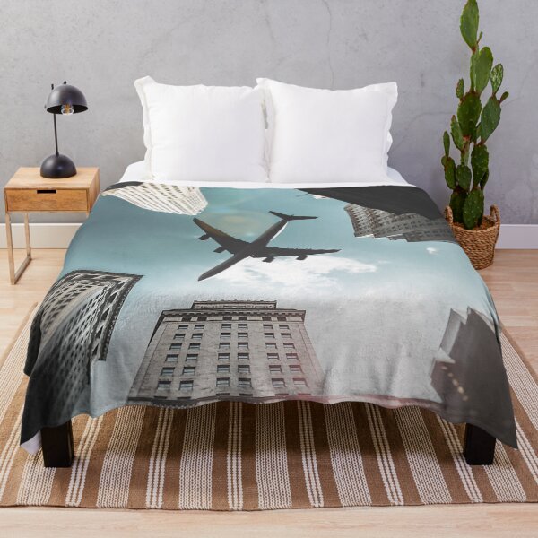 Item preview, nyc downtown with plane designed and sold by franckreporter.