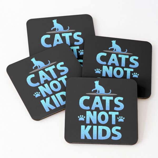Item preview, Cats not kids cats pet kitty animals gift designed and sold by redshirtz.