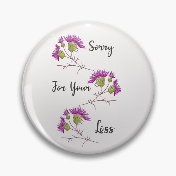 Item preview,  FLORAL SORRY FOR YOUR LOSS SYMPATHY  CARD - BY ARTISTREE   designed and sold by Artistree.