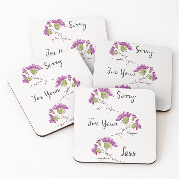 Item preview,  FLORAL SORRY FOR YOUR LOSS SYMPATHY  CARD - BY ARTISTREE   designed and sold by Artistree.