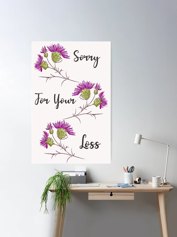 FLORAL SENDING YOU LOVE AND COMFORT SYMPATHY CARD - BY ARTISTREE  Greeting  Card for Sale by Artistree