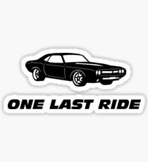One Last Ride Sticker