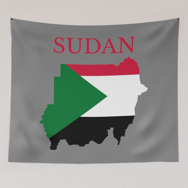 Item preview, Sudan Flag Map designed and sold by marosharaf.