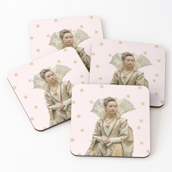 Item preview, Queen Anne Pink Stars designed and sold by Tello1.