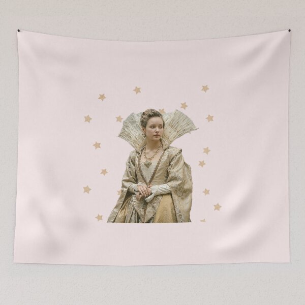 Item preview, Queen Anne Pink Stars designed and sold by Tello1.
