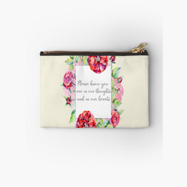 Item preview, FLORAL YOU ARE IN OUR THOUGHTS  SYMPATHY  CARD - BY ARTISTREE   designed and sold by Artistree.