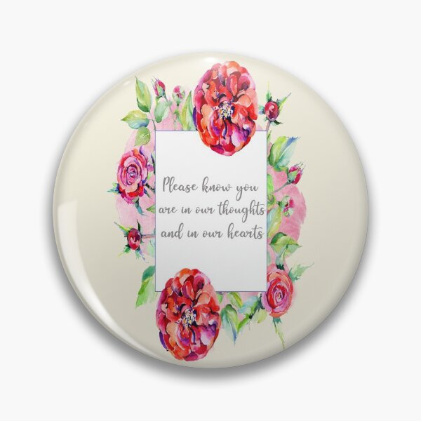 Item preview, FLORAL YOU ARE IN OUR THOUGHTS  SYMPATHY  CARD - BY ARTISTREE   designed and sold by Artistree.