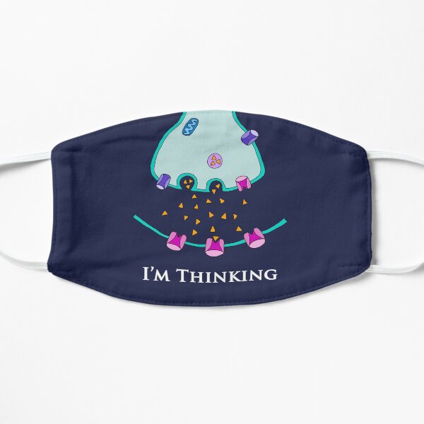 I'm Thinking Synapse - Neuroscience Flat Mask