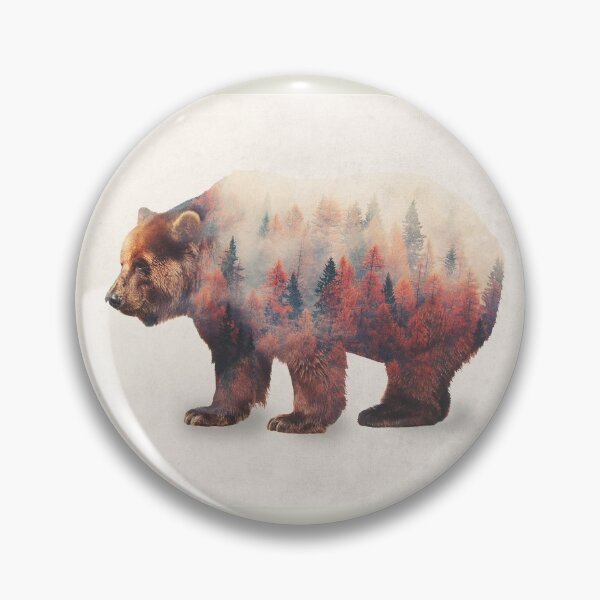 Item preview, Bear (Double Exposure Animal Portraits) designed and sold by Luna Roveda.