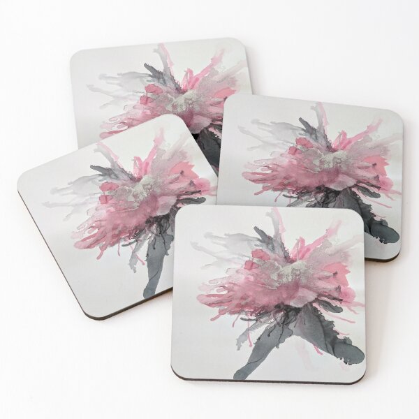 Item preview, Ink Flower Pink designed and sold by JillyBeanDesign.