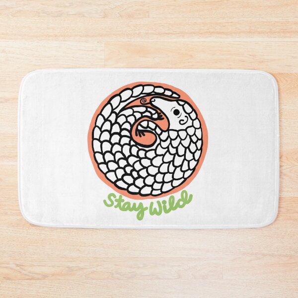Item preview, Stay Wild - Pangolin designed and sold by Michelle Phong.