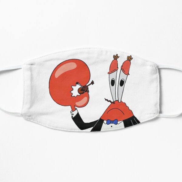mr krabs: worlds smallest violin Flat Mask