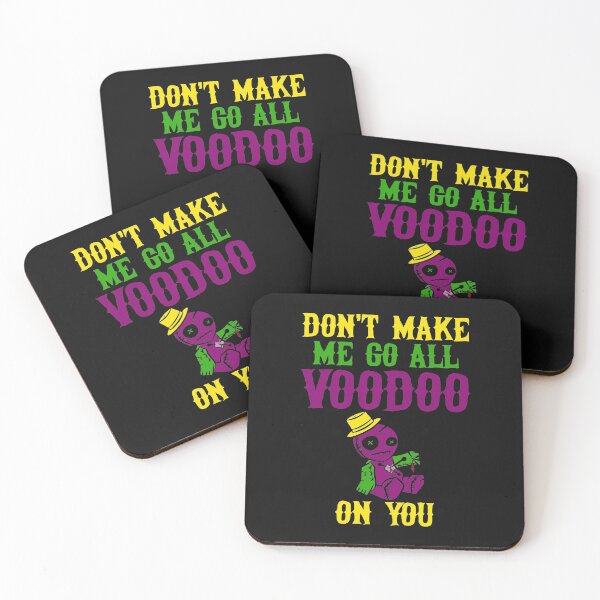 Item preview, Funny Mardi Gras Don't Make Me Go Voodoo On You designed and sold by EstelleStar.