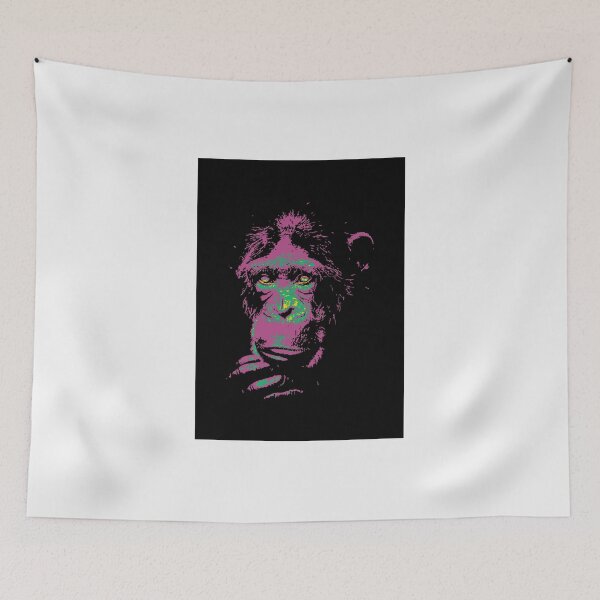 Item preview, monkey v4 pop art design designed and sold by SyahrulPopArt.