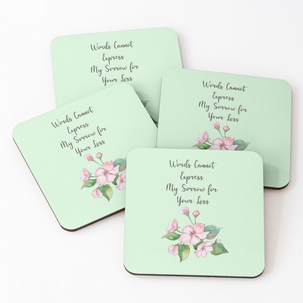 Item preview, FLORAL MY SORROW OF YOUR LOSS  SYMPATHY  CARD - BY ARTISTREE   designed and sold by Artistree.