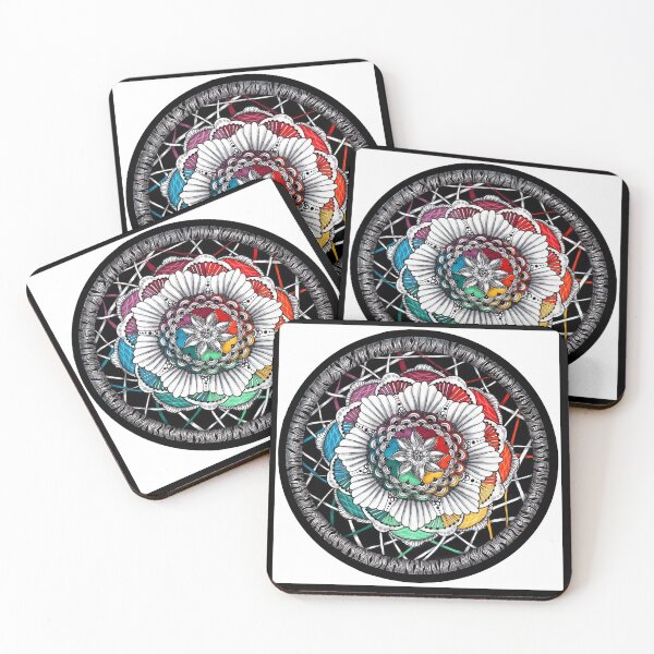 Item preview, Rainbow Mandala Zen art designed and sold by selandriansart.