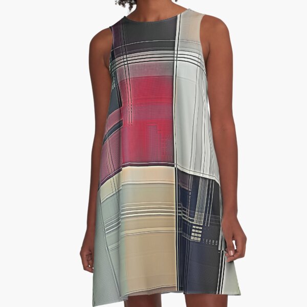 Lines/Abstract Q1 A-Line Dress