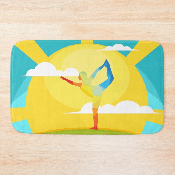 Item preview, Yoga Dancer Pose on Bright Sunny Day designed and sold by dezstudio.