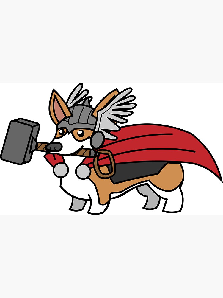 Imagen 3 de 3, Imán con la obra Pegatina Thorgi, diseñada y vendida por WetselPretzel.