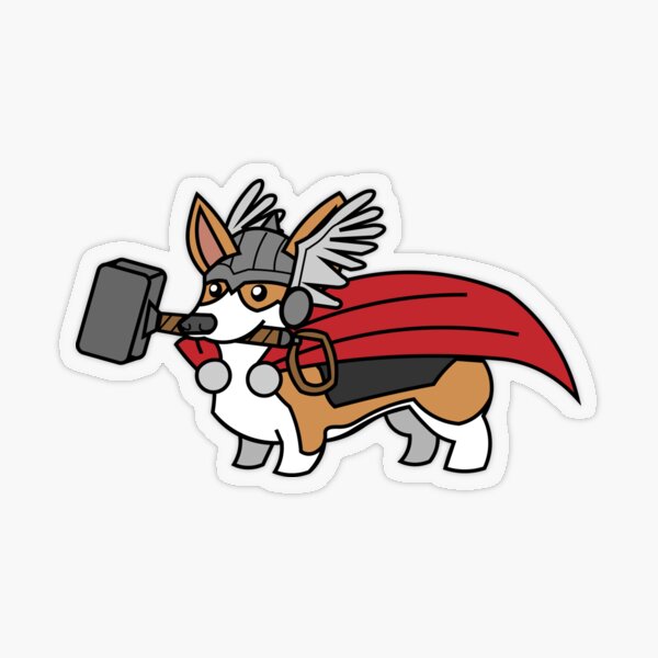 Item preview, Thorgi Sticker designed and sold by WetselPretzel.