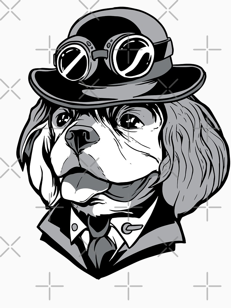CAVALIER STEAMPUNK DOG by iBruster