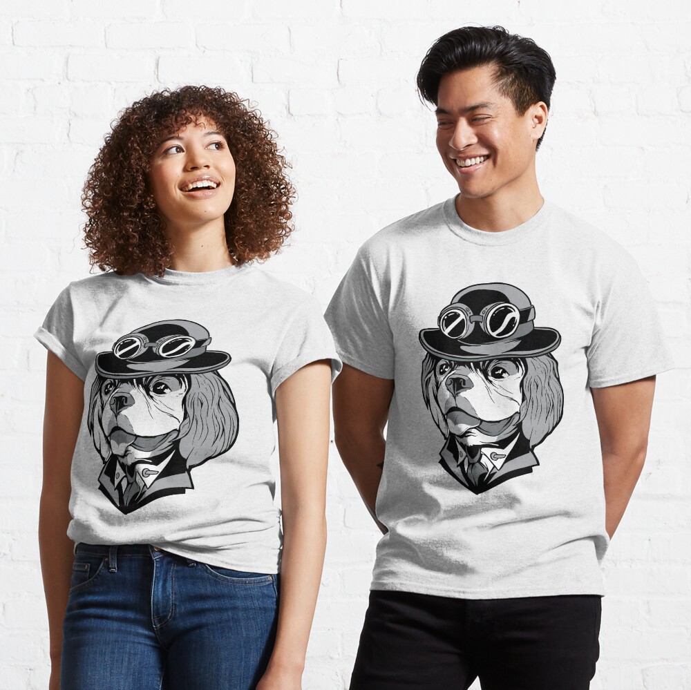 CAVALIER STEAMPUNK DOG Classic T-Shirt