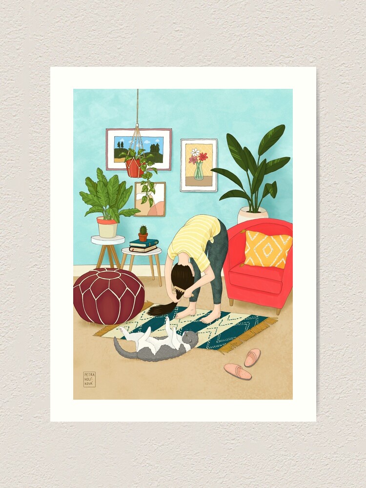 Alternate view of Long Hair Problems Art Print