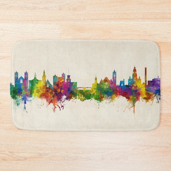 Item preview, Nashua New Hampshire Skyline designed and sold by ArtPrints.