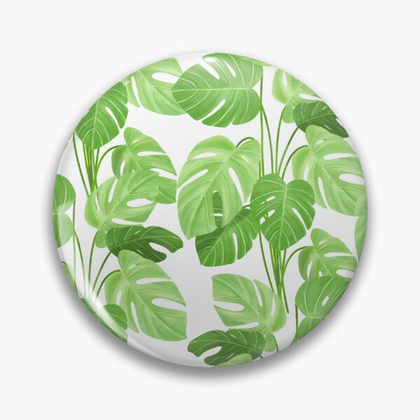 Item preview, Monstera tropical plants pattern designed and sold by Katbydesign.