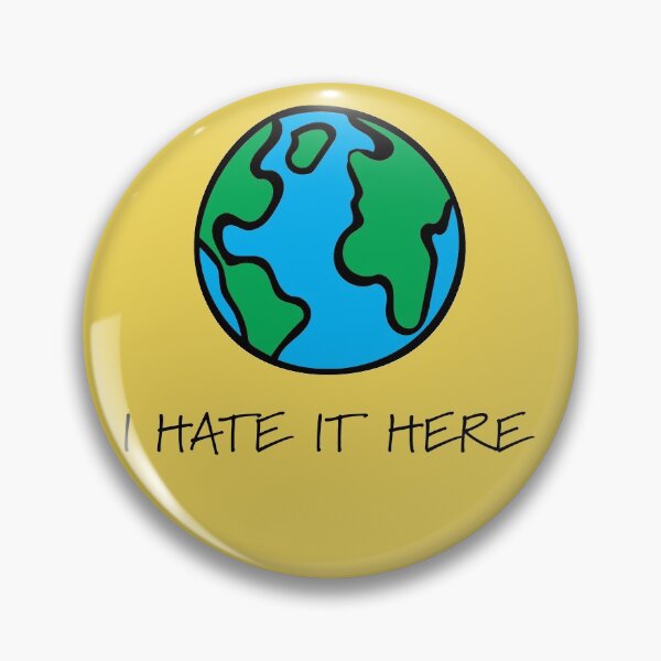 Item preview, I hate it here designed and sold by Christina Rick.