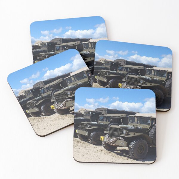 Item preview, Army Trucks on The Beach designed and sold by Ann Biddlecombe.