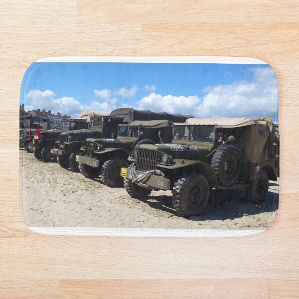Item preview, Army Trucks on The Beach designed and sold by Ann Biddlecombe.