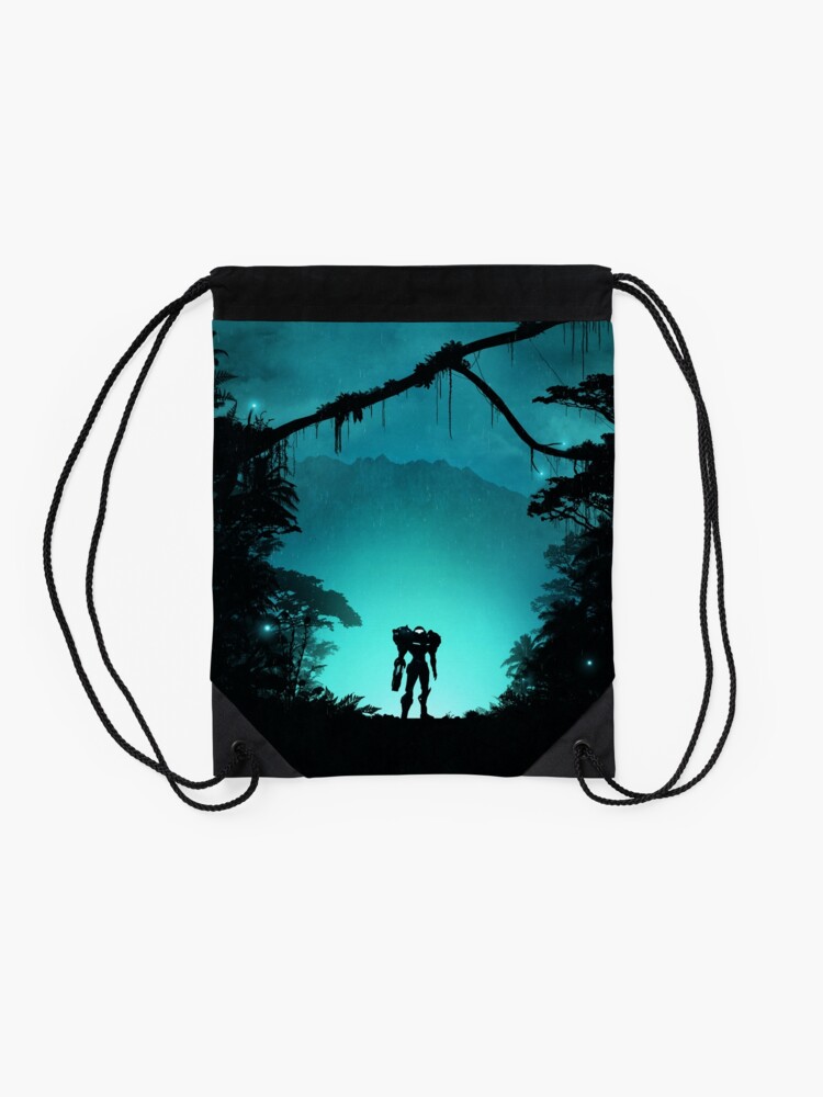 Alternate view of Metroid Drawstring Bag