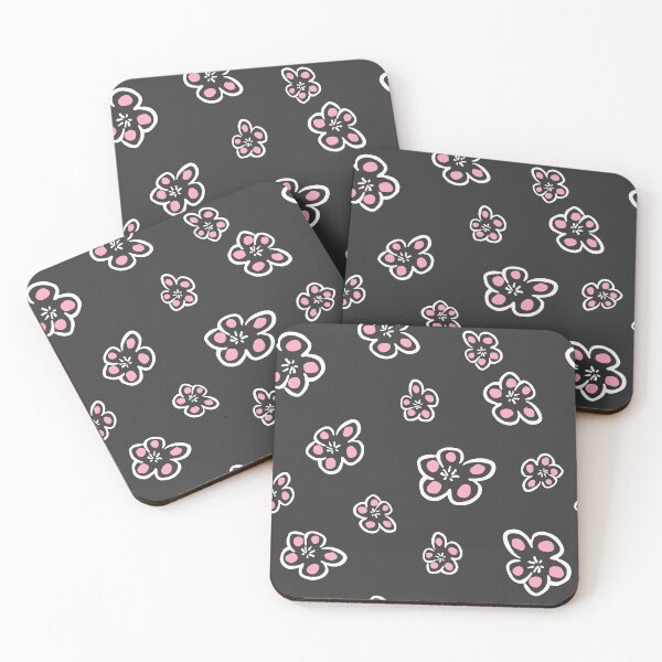 Item preview, Paint brush flower pattern design designed and sold by Imaginarium Studio.
