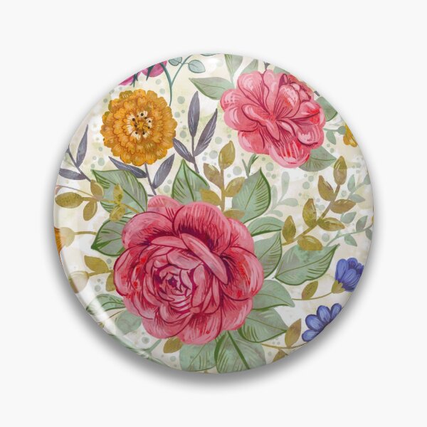 Artikelvorschau, Chintz Blumenmuster entworfen und verkauft von Gaia Marfurt.