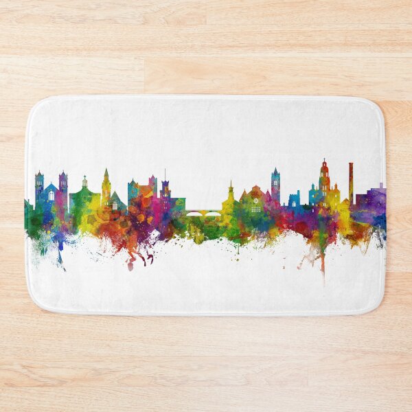 Item preview, Nashua New Hampshire Skyline designed and sold by ArtPrints.