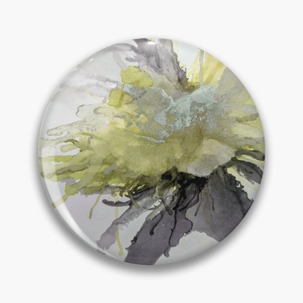 Item preview, Ink Flower Yellow designed and sold by JillyBeanDesign.