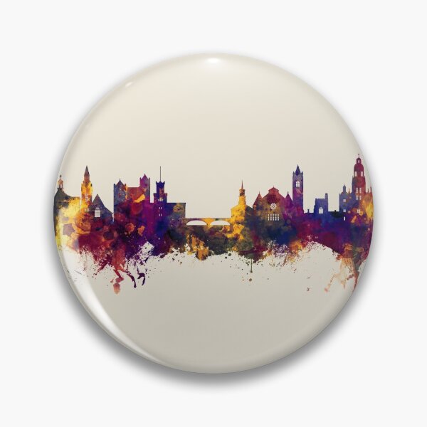 Item preview, Nashua New Hampshire Skyline designed and sold by ArtPrints.