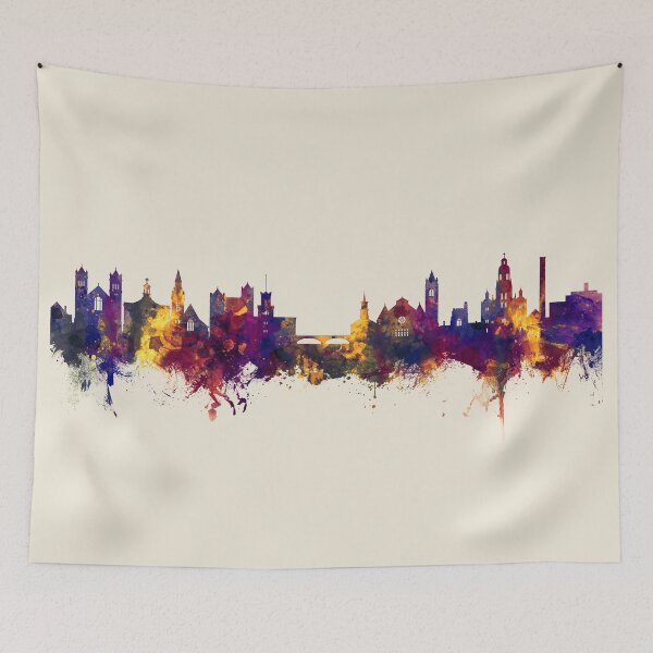 Item preview, Nashua New Hampshire Skyline designed and sold by ArtPrints.