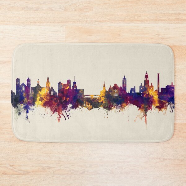 Item preview, Nashua New Hampshire Skyline designed and sold by ArtPrints.
