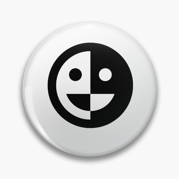Item preview, smile face black and white designed and sold by basitcv.