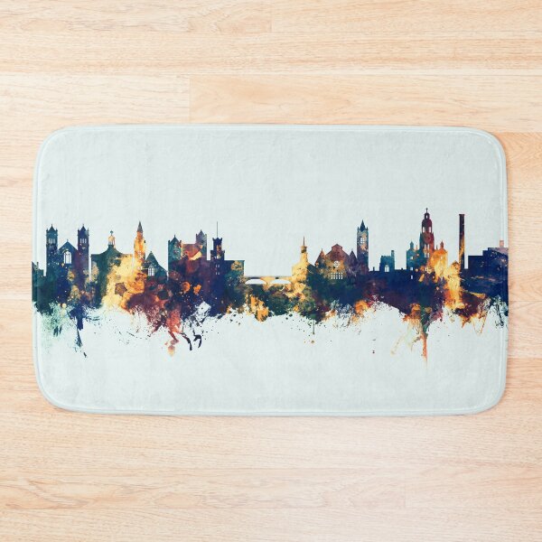Item preview, Nashua New Hampshire Skyline designed and sold by ArtPrints.