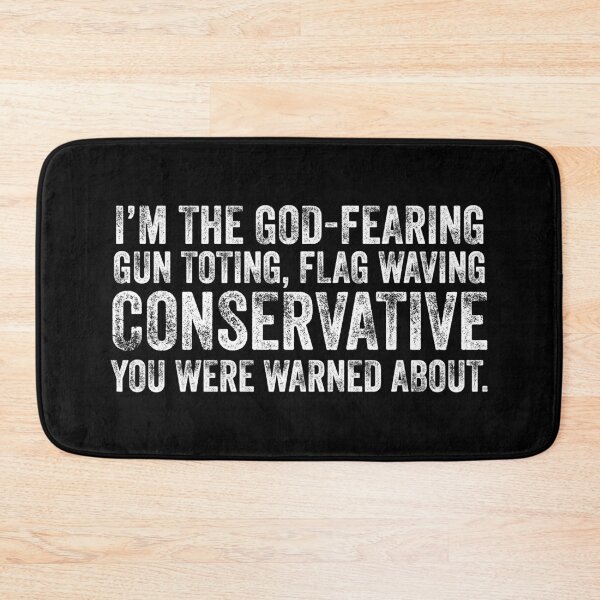 Item preview, Conservative Were Warned Sarcasm Satire Slogan Gift designed and sold by haselshirt.