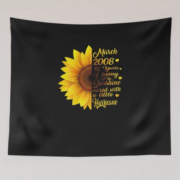 Item preview, March 2008 12 Years Of Being Sunshine Mixed With A Little Hurricane designed and sold by JPKallas.