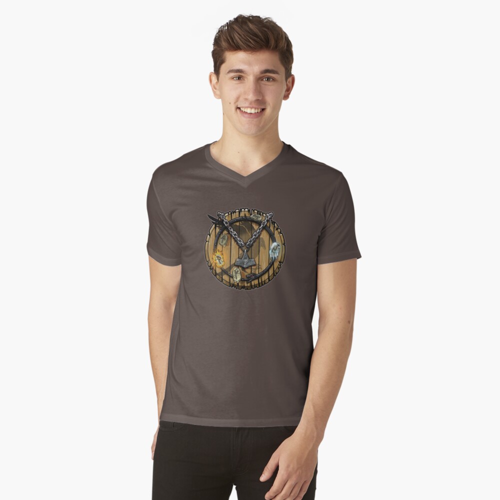 Item preview, V-Neck T-Shirt designed and sold by TheOnyxPath.