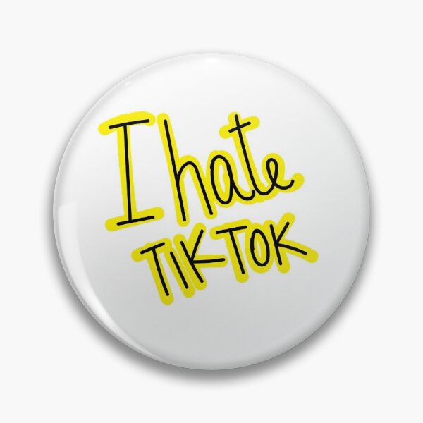 Item preview, I HATE TIKTOK Stiker  designed and sold by raidman.