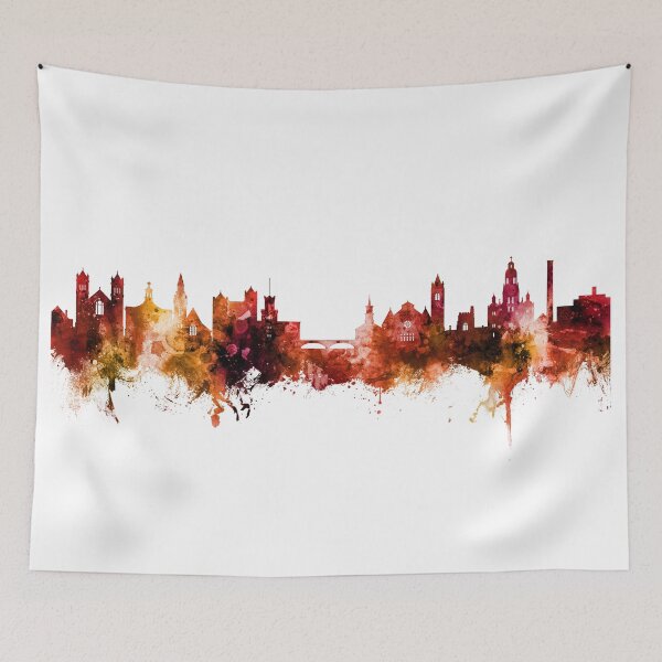 Item preview, Nashua New Hampshire Skyline designed and sold by ArtPrints.