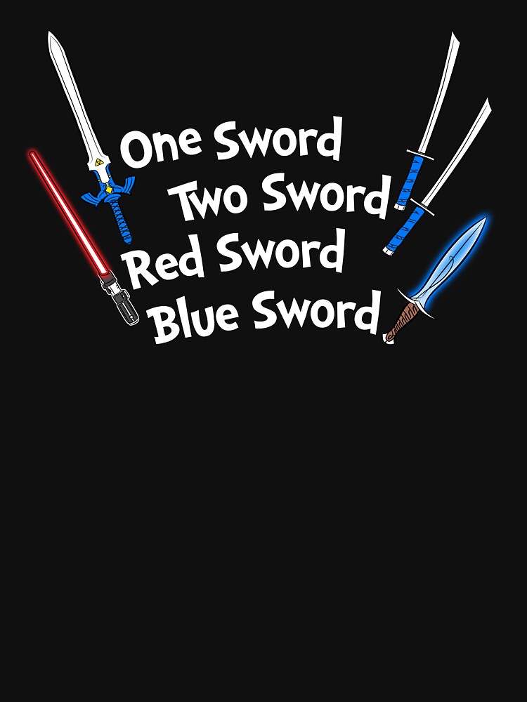 One Sword, Two Sword, Red Sword, Blue Sword by RyanAstle