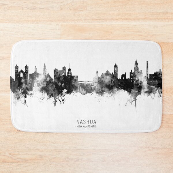 Item preview, Nashua New Hampshire Skyline designed and sold by ArtPrints.