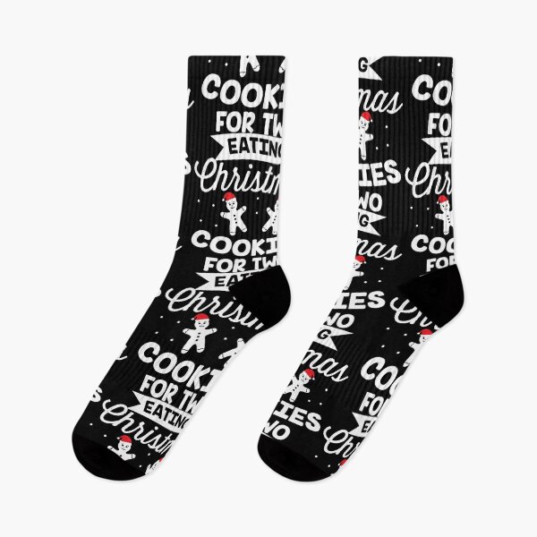 Item preview, Eating Christmas Cookies For Two Pregnancy Gift designed and sold by haselshirt.